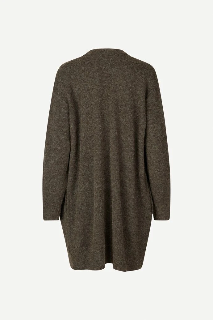 Samsoe And Samsoe Naisten Neuletakki, NOR CARDIGAN 7355 Tummanruskea 6 Samsoe And Samsoe Naisten Neuletakki, NOR CARDIGAN 7355 Tummanruskea - Image 4