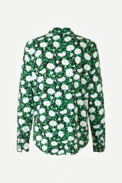 Kekäle -Kekäle samsoe and samsoe naisten paita milly shirt aop 9942 vihrea kuosi 2 1