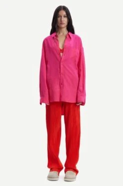 Samsoe And Samsoe Naisten Paitapusero, LUA SHIRT 12663 Pinkki