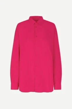 Samsoe And Samsoe Naisten Paitapusero, LUA SHIRT 12663 Pinkki -Kekäle samsoe and samsoe naisten paitapusero lua shirt 12663 pinkki 3