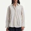 Samsoe And Samsoe Naisten Pusero ANNY SHIRT 14838 Valkopohjainen Kuosi -Kekäle samsoe and samsoe naisten pusero anny shirt 14838 valkopohjainen kuosi 1