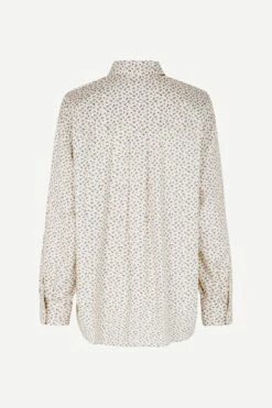Samsoe And Samsoe Naisten Pusero ANNY SHIRT 14838 Valkopohjainen Kuosi -Kekäle samsoe and samsoe naisten pusero anny shirt 14838 valkopohjainen kuosi 4