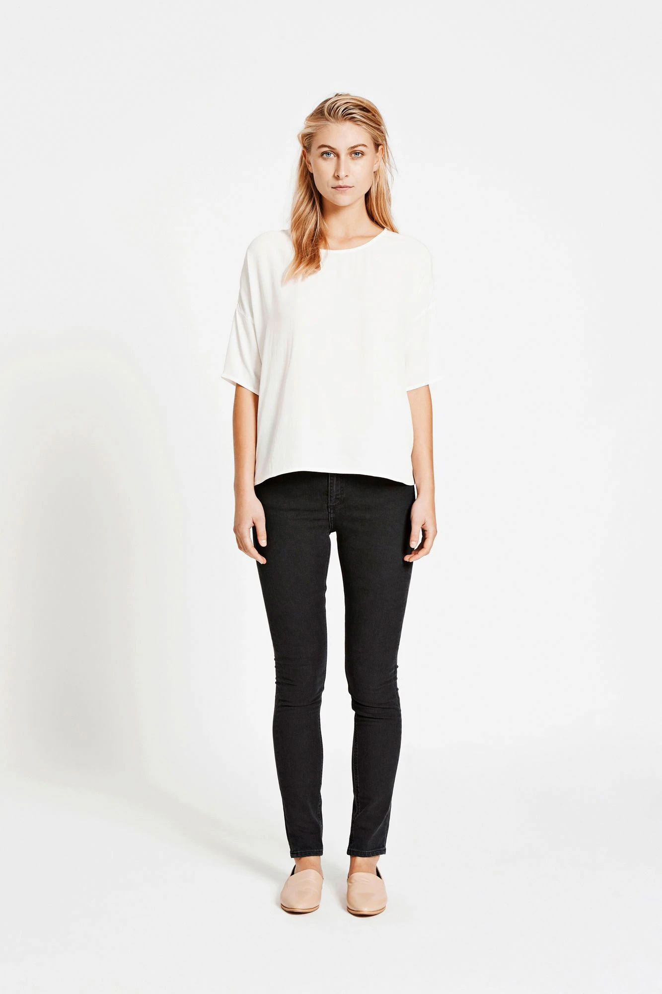 Samsoe & Samsoe Naisten Pusero, Mains Tee Valkoinen 5 Samsoe & Samsoe Naisten Pusero, Mains Tee Valkoinen - Image 3