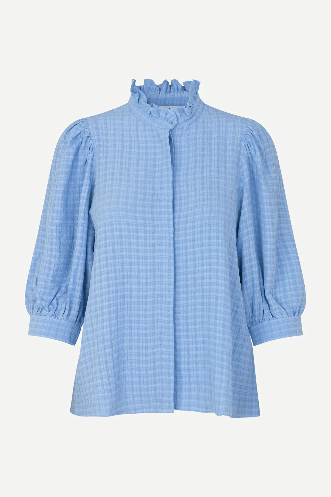 Samsoe And Samsoe Naisten Pusero MEJSI SHIRT 14132 Vaaleansininen 5 Samsoe And Samsoe Naisten Pusero MEJSI SHIRT 14132 Vaaleansininen - Image 3