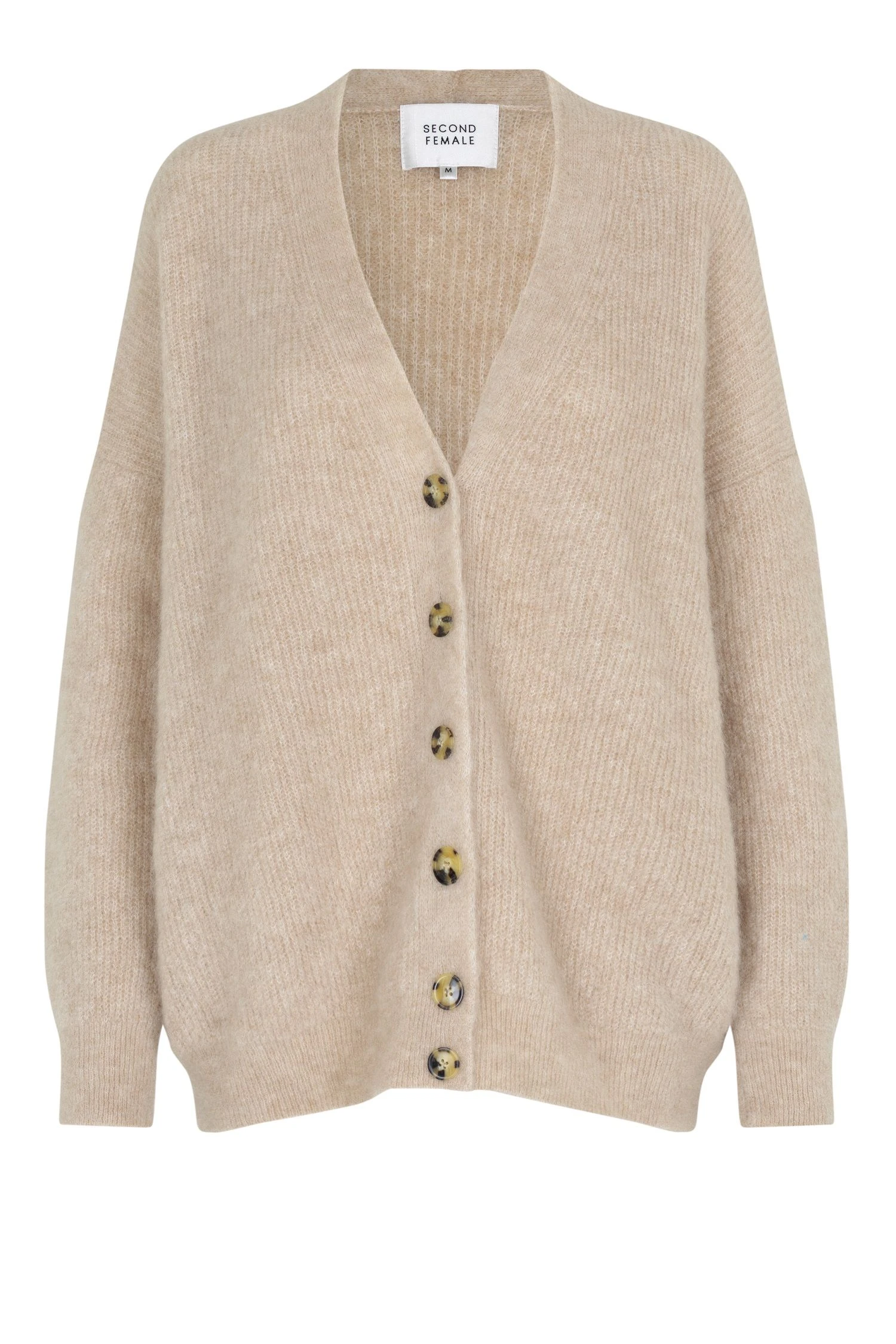 Second Female Naisten Neuletakki GRETHE KNIT CARDIGAN Kerma 3 Second Female Naisten Neuletakki GRETHE KNIT CARDIGAN Kerma