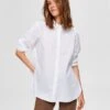 Selected Femme Naisten Kauluspaita, SLFOri LS Side Zip Shirt Valkoinen 2 Selected Femme Naisten Kauluspaita, SLFOri LS Side Zip Shirt Valkoinen -Kekäle selected femme naisten kauluspaita slfori ls side zip shirt valkoinen 1