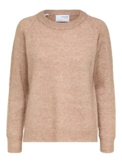 Selected Femme Naisten Neulepaita Lulu Ls Knit O-Neck Vaalea Beige 8 Selected Femme Naisten Neulepaita Lulu Ls Knit O-Neck Vaalea Beige -Kekäle selected femme naisten neulepaita lulu ls knit o neck vaalea beige 3