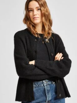 Selected Femme, Naisten Neuletakki, Lulu LS Knit Short Cardigan Musta 12 Selected Femme, Naisten Neuletakki, Lulu LS Knit Short Cardigan Musta -Kekäle selected femme naisten neuletakki lulu ls knit short cardigan musta 5