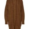 Selected Femme Naisten Neuletakki, SLFLulu LS Knit Long Cardigan NOOS Tummanruskea -Kekäle selected femme naisten neuletakki slflulu ls knit long cardigan noos tummanruskea 1