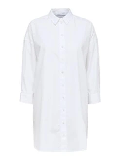 Selected Femme Naisten Paitapusero, SLFAMI LS LONG SHIRT NOOS Valkoinen