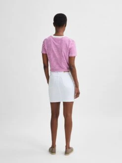 Selected Femme Naisten T-paita, My Perfect Ss Tee Raidallinen Pinkki -Kekäle selected femme naisten t paita my perfect ss tee raidallinen pinkki 3