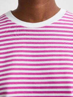 Selected Femme Naisten T-paita, My Perfect Ss Tee Raidallinen Pinkki -Kekäle selected femme naisten t paita my perfect ss tee raidallinen pinkki 6