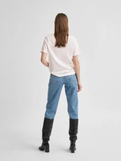 Kekäle -Kekäle selected femme naisten t paita slfstandard ss v neck tee vaaleanpunainen 2 1