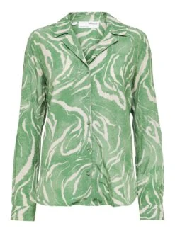 Selected Femme Paitapusero, SLFSIRINE LS SHIRT Vihreä Kuosi -Kekäle selected femme paitapusero slfsirine ls shirt vihrea kuosi 3