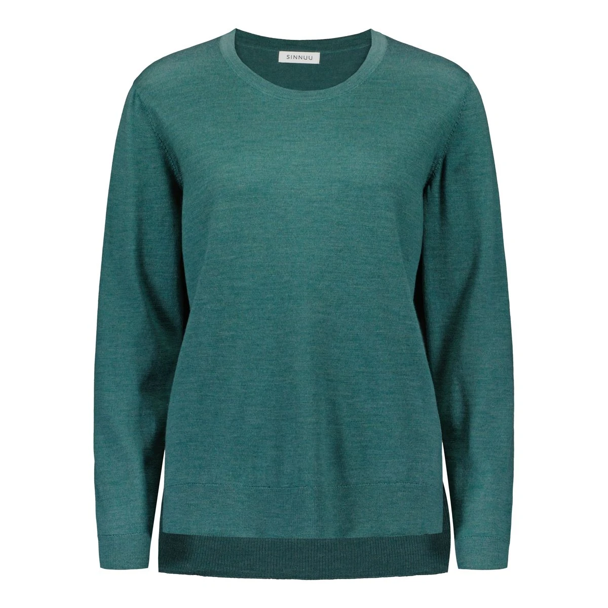 Sinnuu Naisten Neule, Sinnuu W Round Neck 100% Merino E.Fine Vihreä 3 Sinnuu Naisten Neule, Sinnuu W Round Neck 100% Merino E.Fine Vihreä