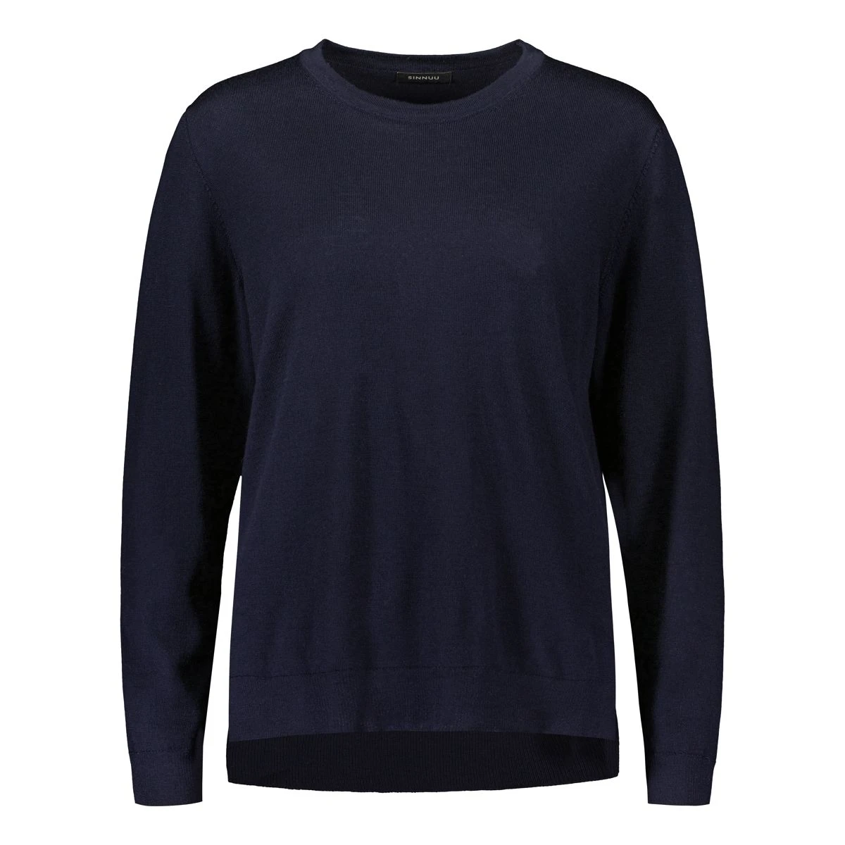 Sinnuu Naisten Neule, Sinnuu W Round Neck 100% Merino E.Fine Tummansininen 3 Sinnuu Naisten Neule, Sinnuu W Round Neck 100% Merino E.Fine Tummansininen