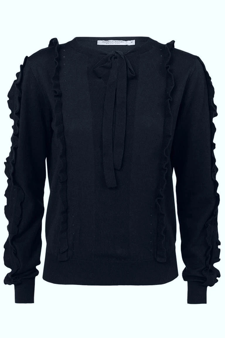 Summum Naisten Neule, Puuvilla-Kashmir Tummansininen 3 Summum Naisten Neule, Puuvilla-Kashmir Tummansininen