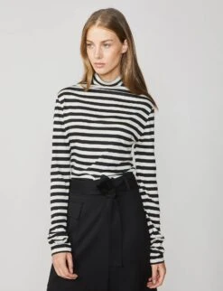 Summum, Naisten Neulepaita, Raitapusero Raidallinen Musta