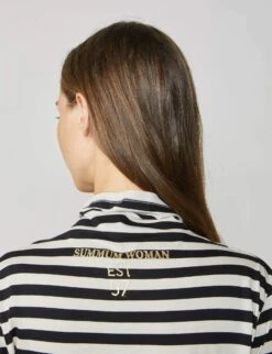 Summum, Naisten Neulepaita, Raitapusero Raidallinen Musta -Kekäle summum naisten neulepaita raitapusero raidallinen musta 4