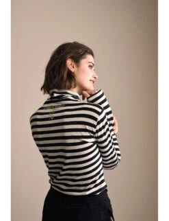 Summum, Naisten Neulepaita, Raitapusero Raidallinen Musta -Kekäle summum naisten neulepaita raitapusero raidallinen musta 6