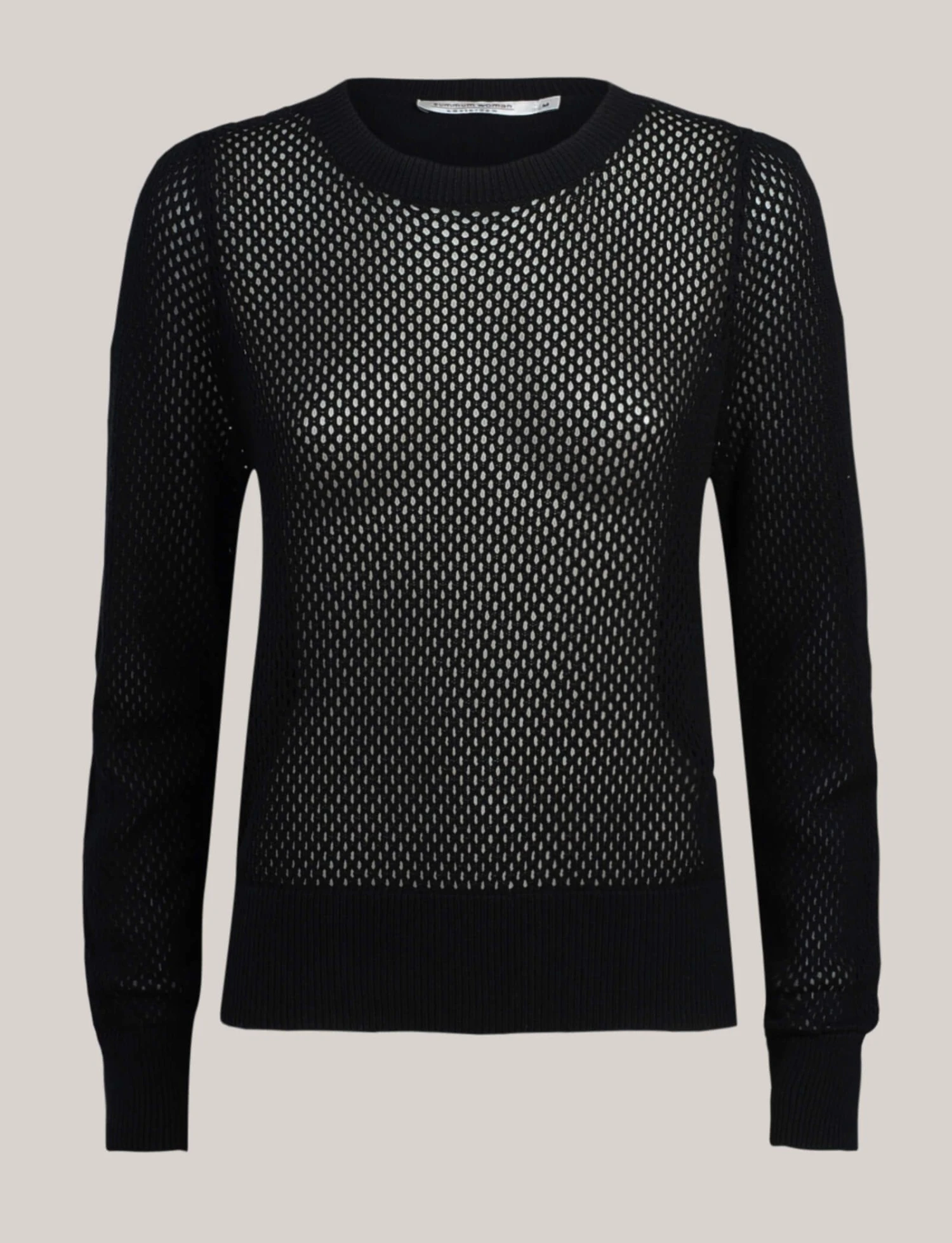 Summum Naisten Puuvillaneule Musta 6 Summum Naisten Puuvillaneule Musta - Image 4