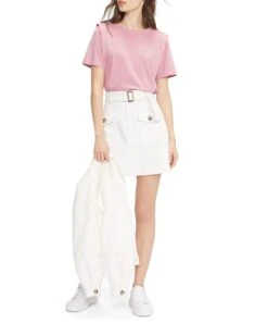 Ted Baker Naisten T-paita KLAARAA T-SHIRT Vaaleanpunainen -Kekäle ted baker naisten t paita klaaraa t shirt vaaleanpunainen 4