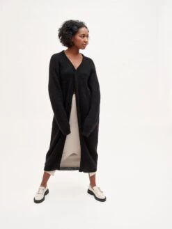 Uhana Naisten Neuletakki WORTHY CARDIGAN Musta