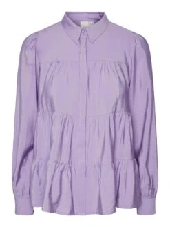 Y.A.S NAISTEN PUSERO YASPALA LS SHIRT S. NOOS Vaalea Lila -Kekäle y a s naisten pusero yaspala ls shirt s noos vaalea lila 3