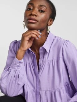 Y.A.S NAISTEN PUSERO YASPALA LS SHIRT S. NOOS Vaalea Lila -Kekäle y a s naisten pusero yaspala ls shirt s noos vaalea lila 4