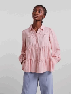 Y.A.S NAISTEN PUSERO YASPALA LS SHIRT S. NOOS Vaaleanpunainen